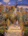 Monets Garten bei Vetheuil II Claude Monet impressionistische Blumen